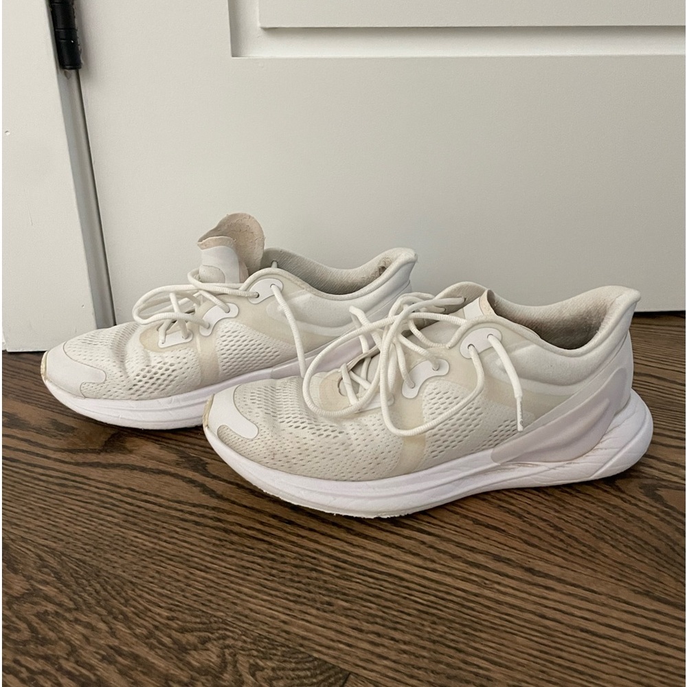 White Lululemon Blissfeel Running Shoes